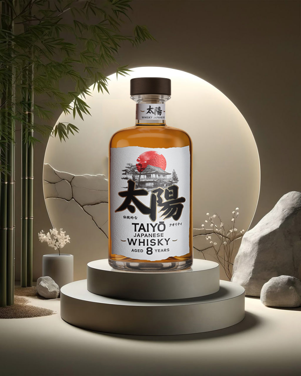 Бутылка японского виски TAIYO